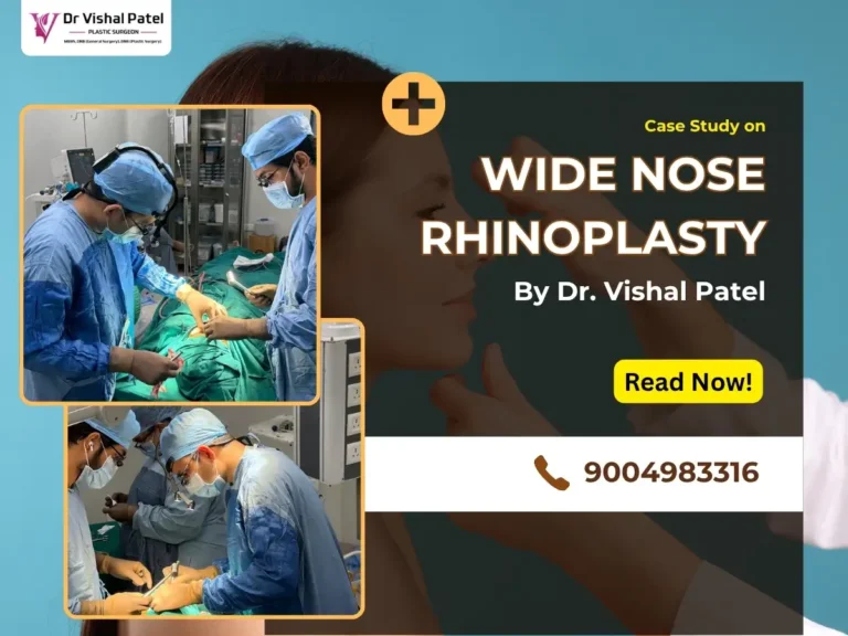 Wide Nose Rhinoplasty in Mumbai Case Study by Dr. Vishal Patel