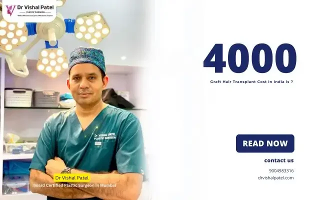 4000 Graft Hair Transplant Cost in India is