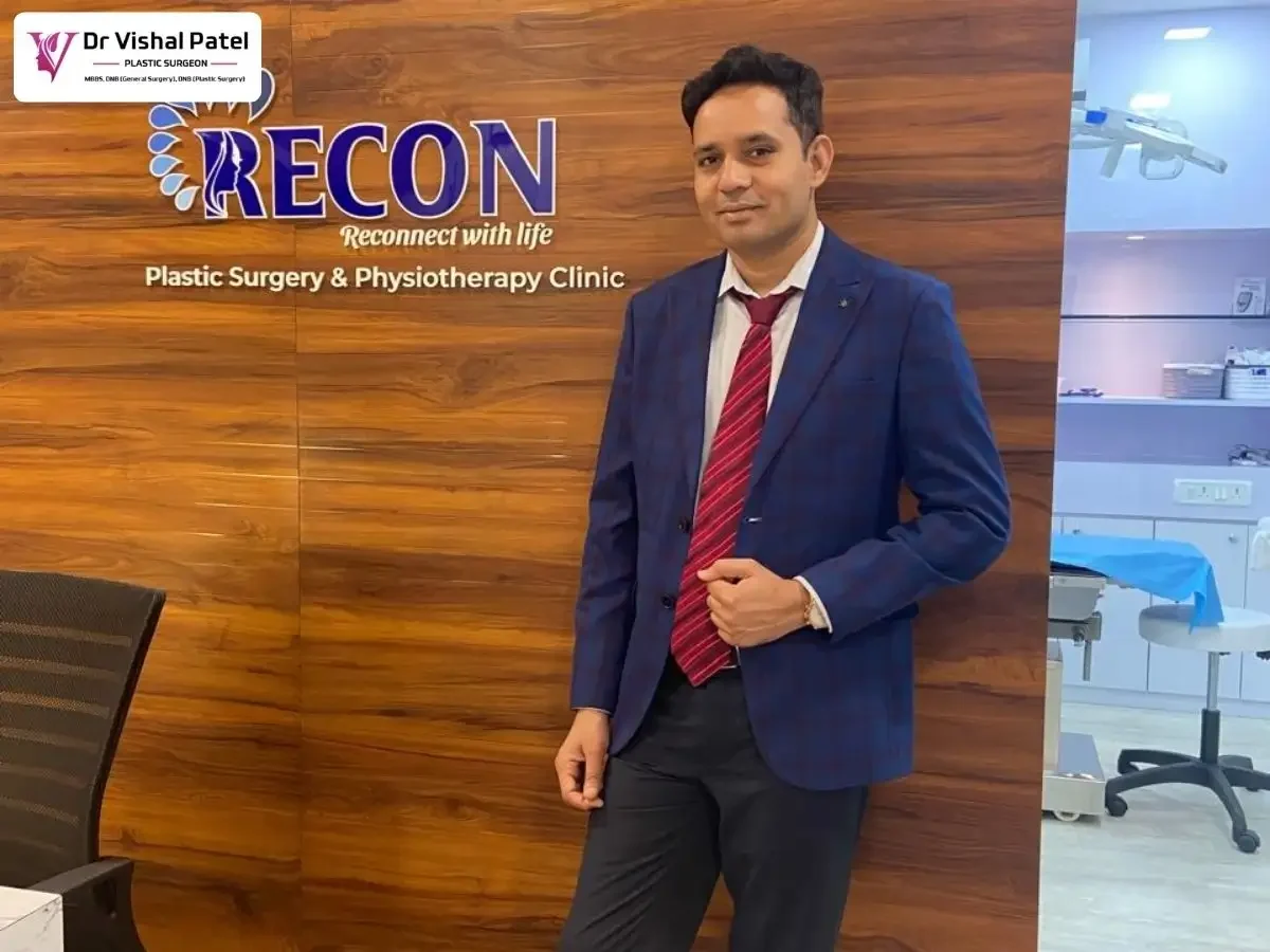 Dr. Vishal Patel at his clinic.