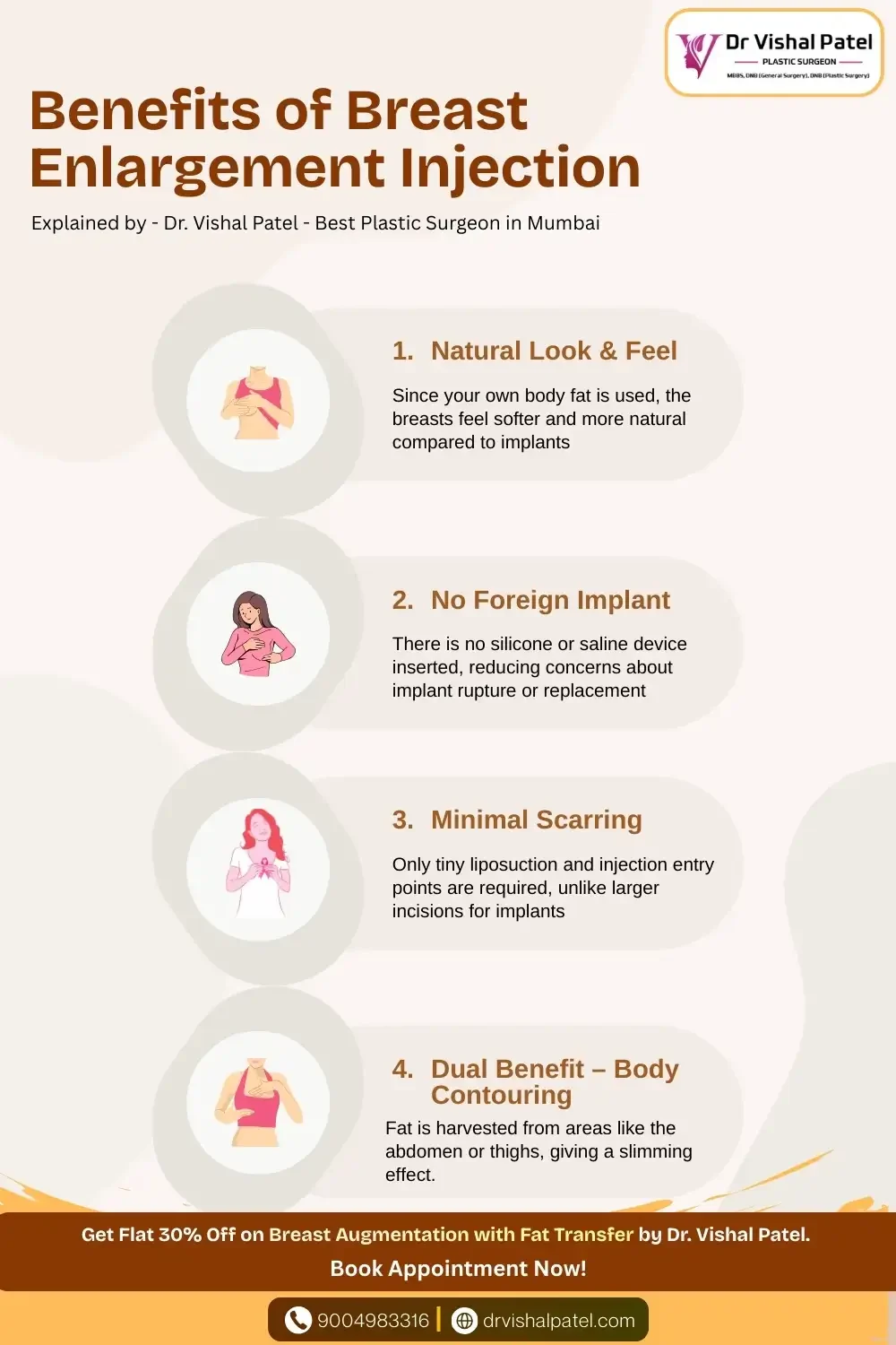 Benefits of Breast Enlargement Injection