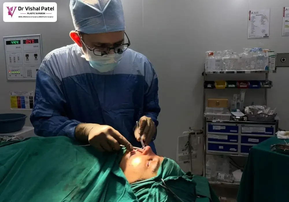 Dr. Vishal Patel doing Cleft Lip & Palate Repair Surgery in Mumbai.