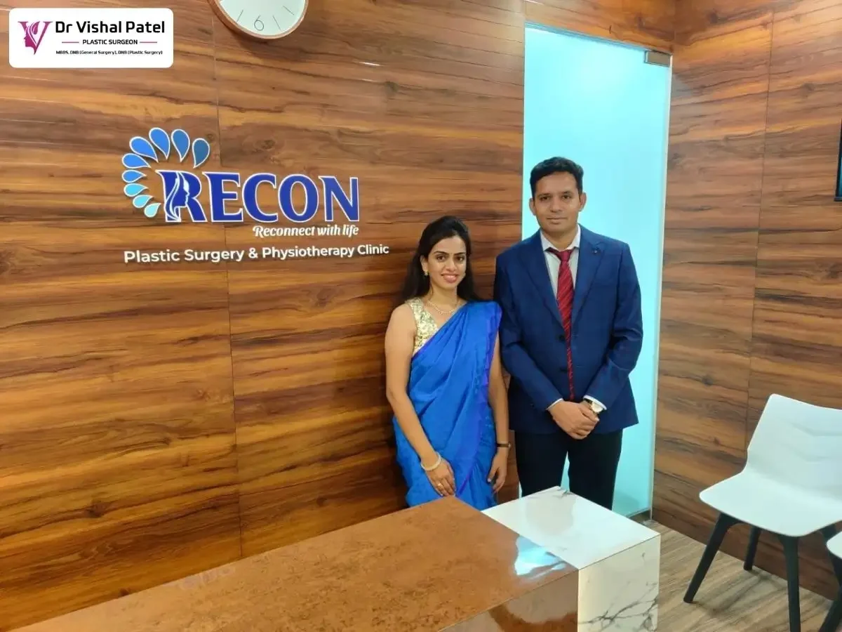 Dr. Vishal Patel with Dr. Aparna Patel
