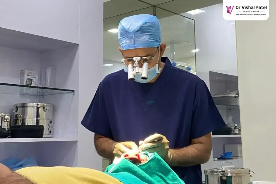 Dr. Vishal Patel performing Dermabrasion Treatment in Mumbai