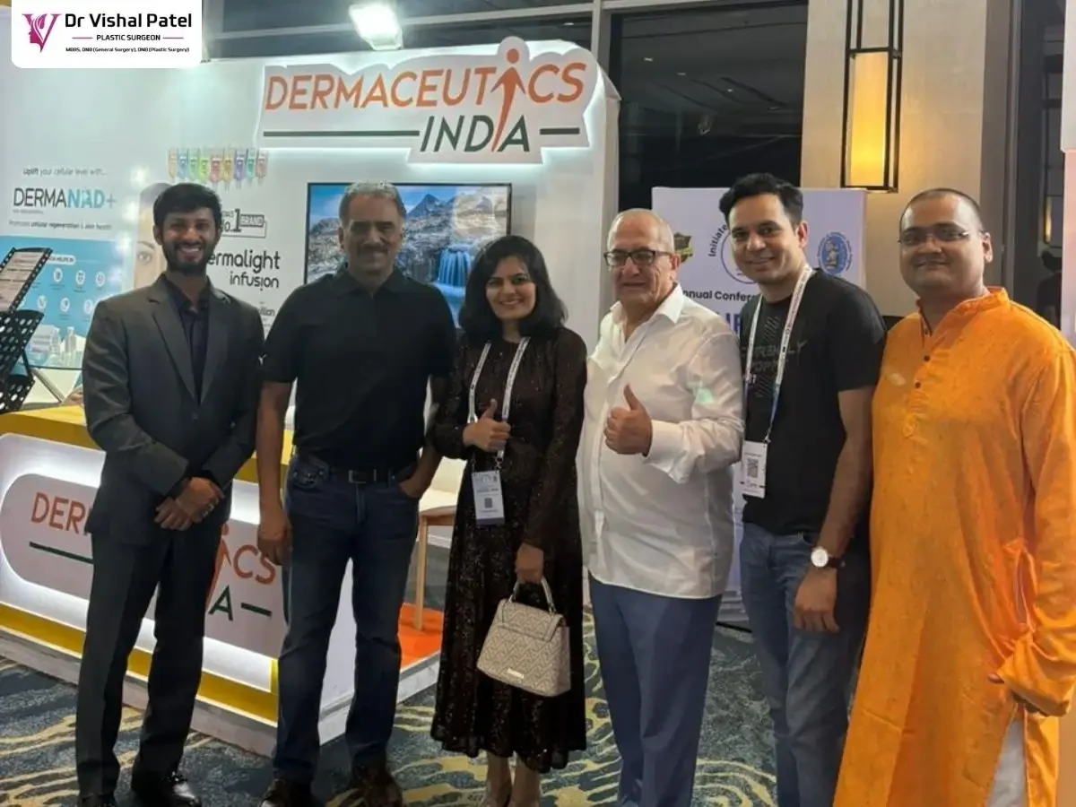 Dr. Vishal Patel with Dr. Oswaldo Saldanha at AESURG 2026