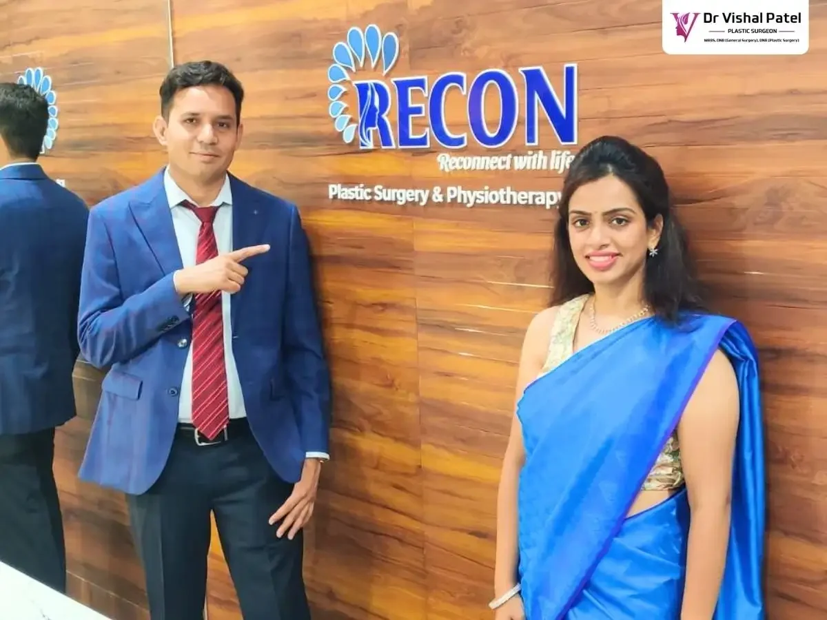 Dr. Vishal Patel with Dr. Aparna Patel