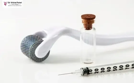 Microneedling Derma Roller instrument.